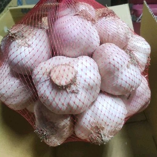 雲林北港蒜頭，黑葉大辦種，半幹大蒜頭(忒大/大/龜瓣)混合裝，一袋3斤