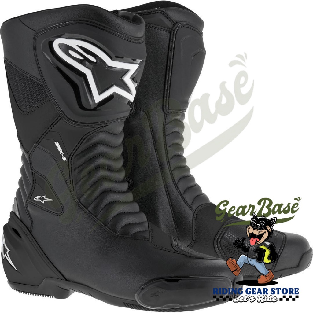 【吉兒基地 Gear Base】Alpinestars SMX S 車靴 A星 長筒靴 騎士 重機 防摔 防護 黑 保護