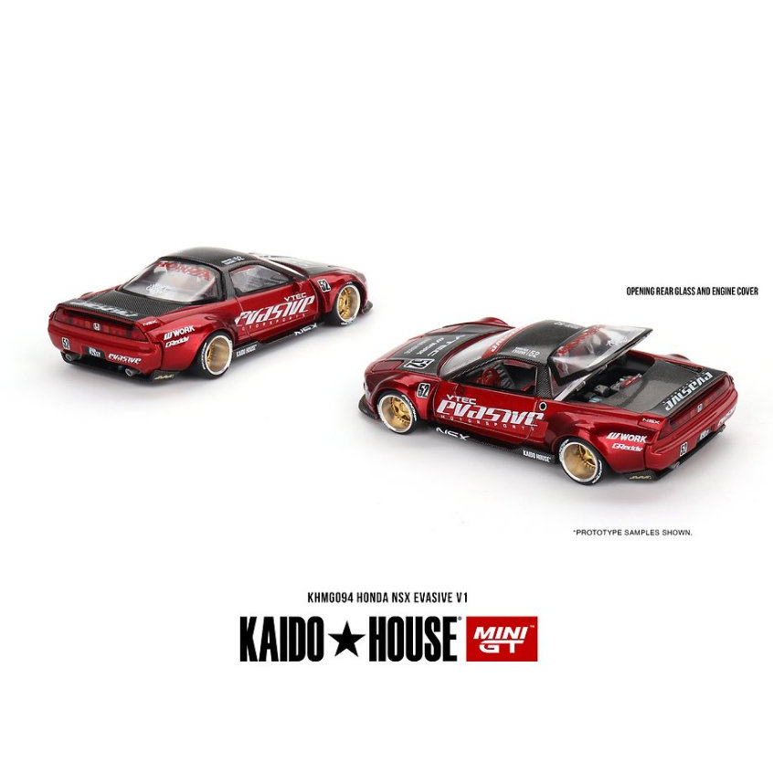 【模例】KaidoHouse X Mini GT 1/64 Honda NSX Evasive V1 (KHMG094)