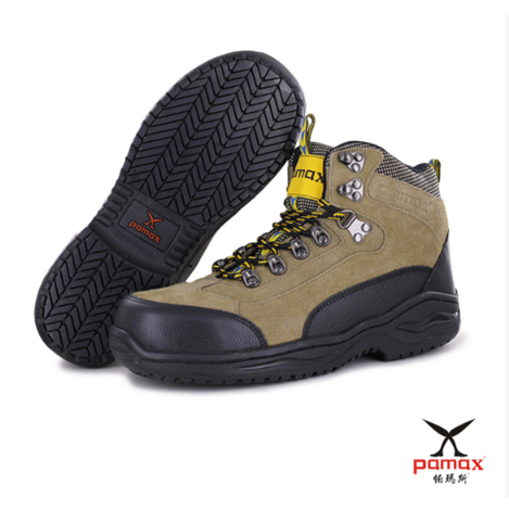 【SHOES】現貨PAMAX 帕瑪斯 反毛牛皮 多項專利防滑高抓地力橡膠防滑底 工作氣墊安全鞋尺寸6-12