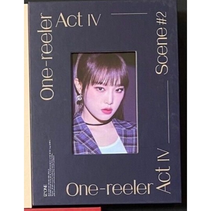 IZ*ONE [One-reeler Act IV] YENA 叡娜 藍版封面專 空專 絕版空專 含小卡 貼紙