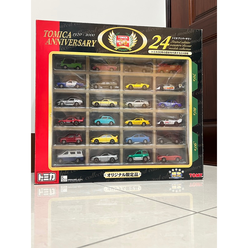 企鵝の車庫 請勿直接下標 Tomica 30th 24車組 2000年 全新 未使用 展示盒健在