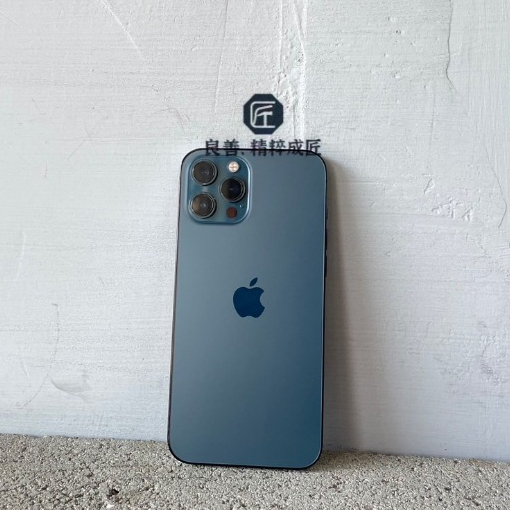 《良匠通訊》Apple iPhone 12 PRO MAX 256G 藍無盒 (二手.機況漂亮) 6.7吋 二手機