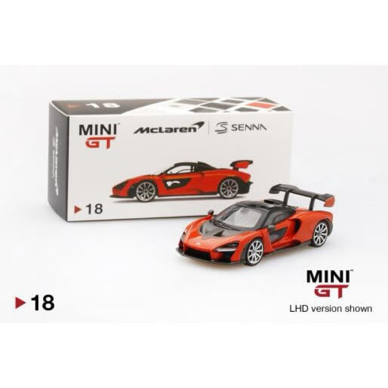 Mini GT 18 McLaren Senna Red