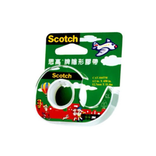 3M Scotch 隱形膠帶(附輕便膠台)104-TW 辦公用品 事務用品 美術用品 膠帶台 隱形膠帶