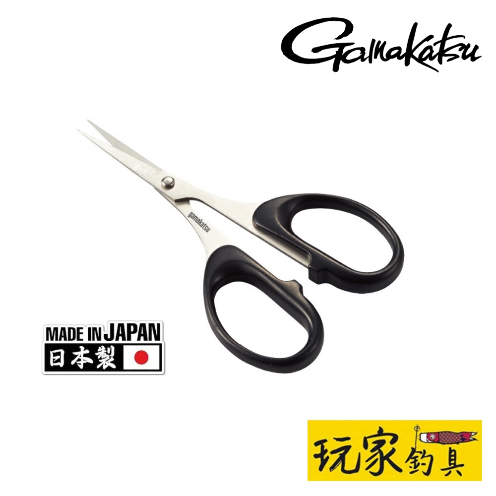 ｜玩家釣具｜GAMAKATSU GM-2468 日本製 不鏽鋼 剪刀