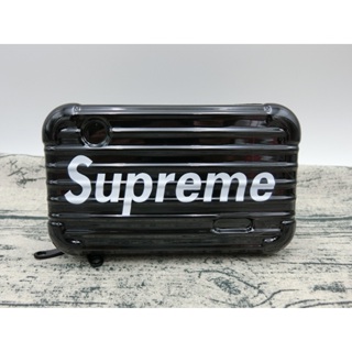 二手superme行李箱造型硬殼化妝盒/收納盒/防水隔夜包