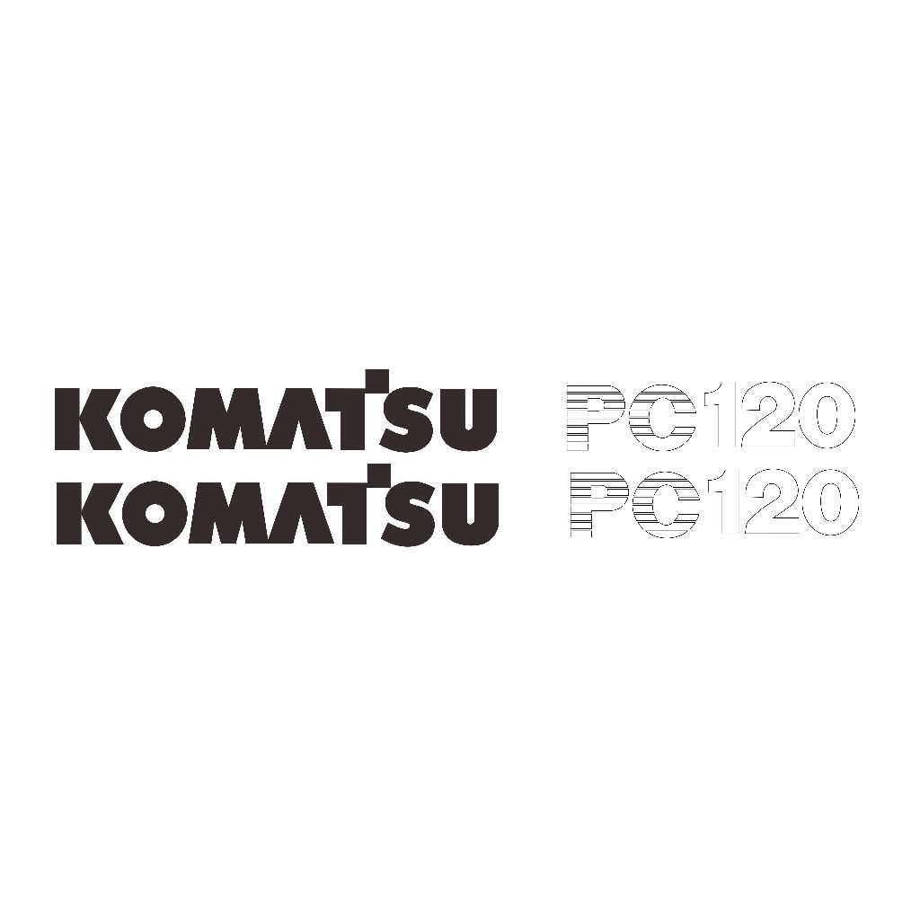 挖土機貼紙 KOMATSU PC120*(5)