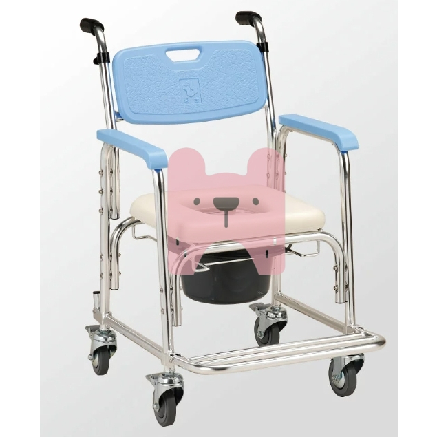 均佳 鋁合金 附輪便器椅 JCS-205