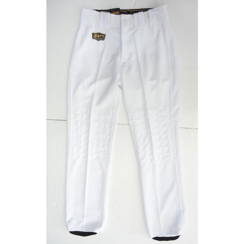 日本品牌 ZETT  直筒 棒球褲 壘球褲 (BUPT-1071)白