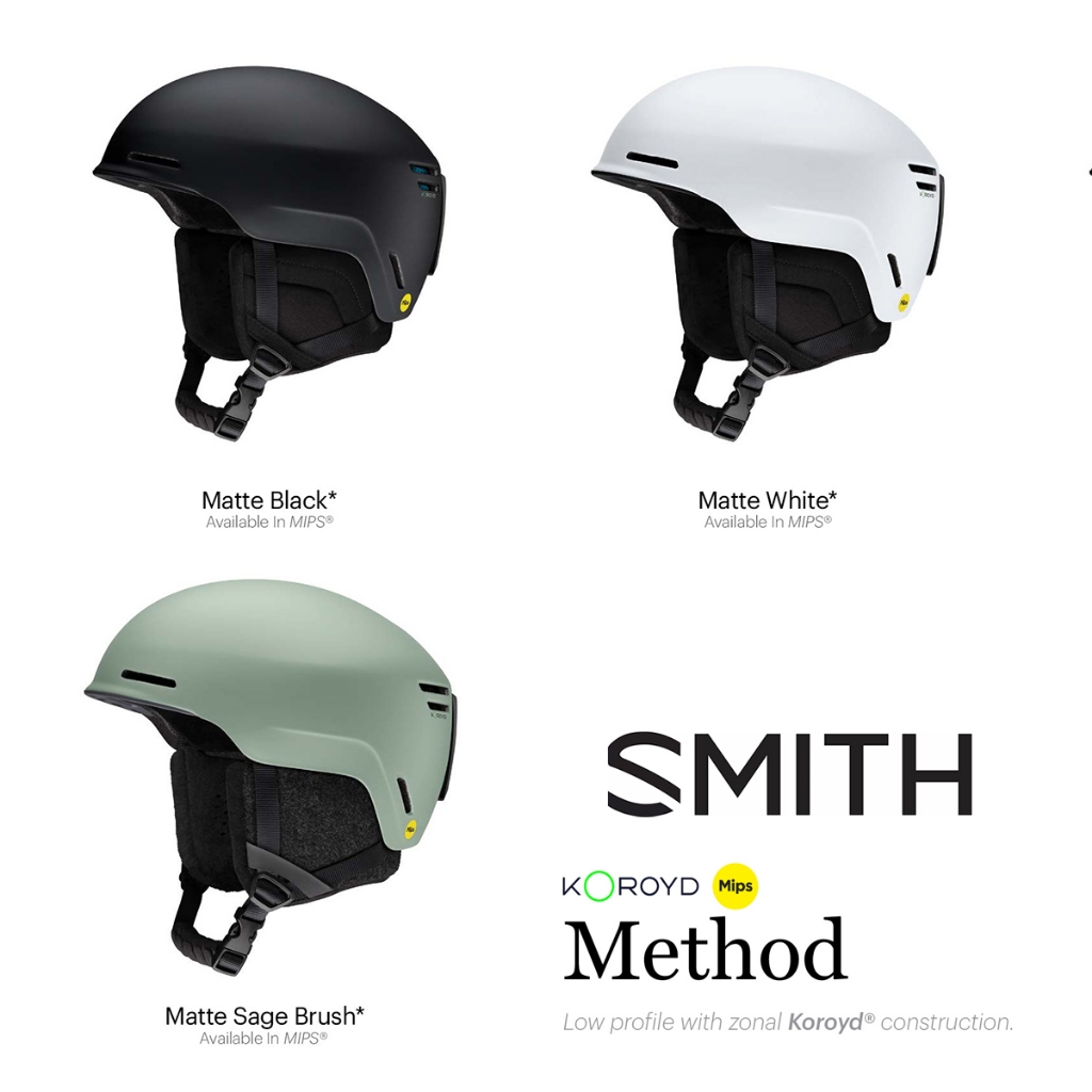 【王子滑雪】SMITH|美國|24-25 Method MIPS 滑雪安全帽(亞版)/頭盔/Freestyle