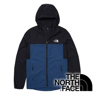 【THE NORTH FACE 美國】男防風連帽外套『MPF藍』NF0A87VY