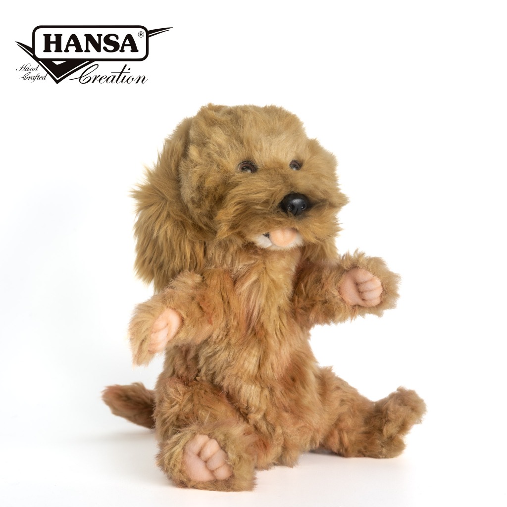 Hansa 8456-貴賓犬手偶28公分長
