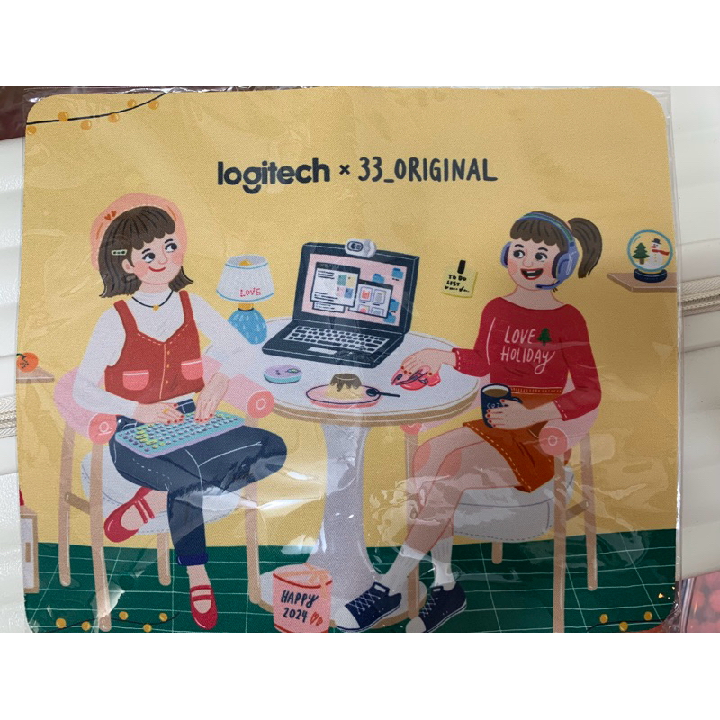 羅技logitechx33_original 手繪風格滑鼠墊