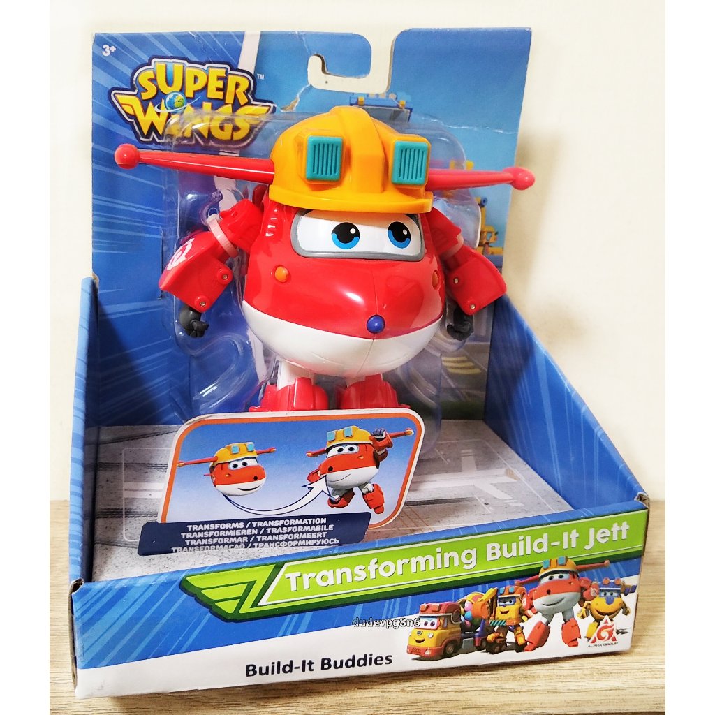 全新現貨 Super Wings 變形建築工程隊杰特 superwings SUPERWINGS 建築工程 杰特