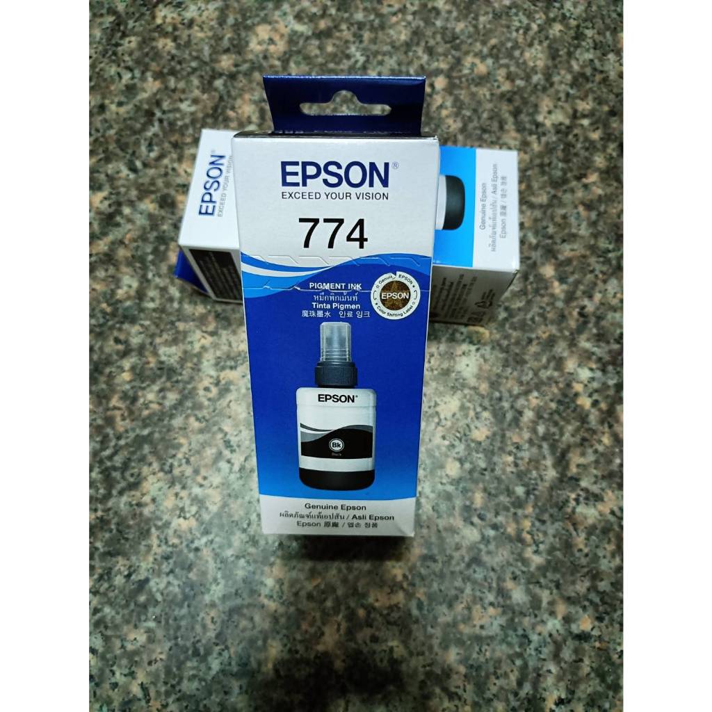 EPSON 黑色原廠T774100/T774 L605/L655/L1455, M105/M200防水(T7741連續供