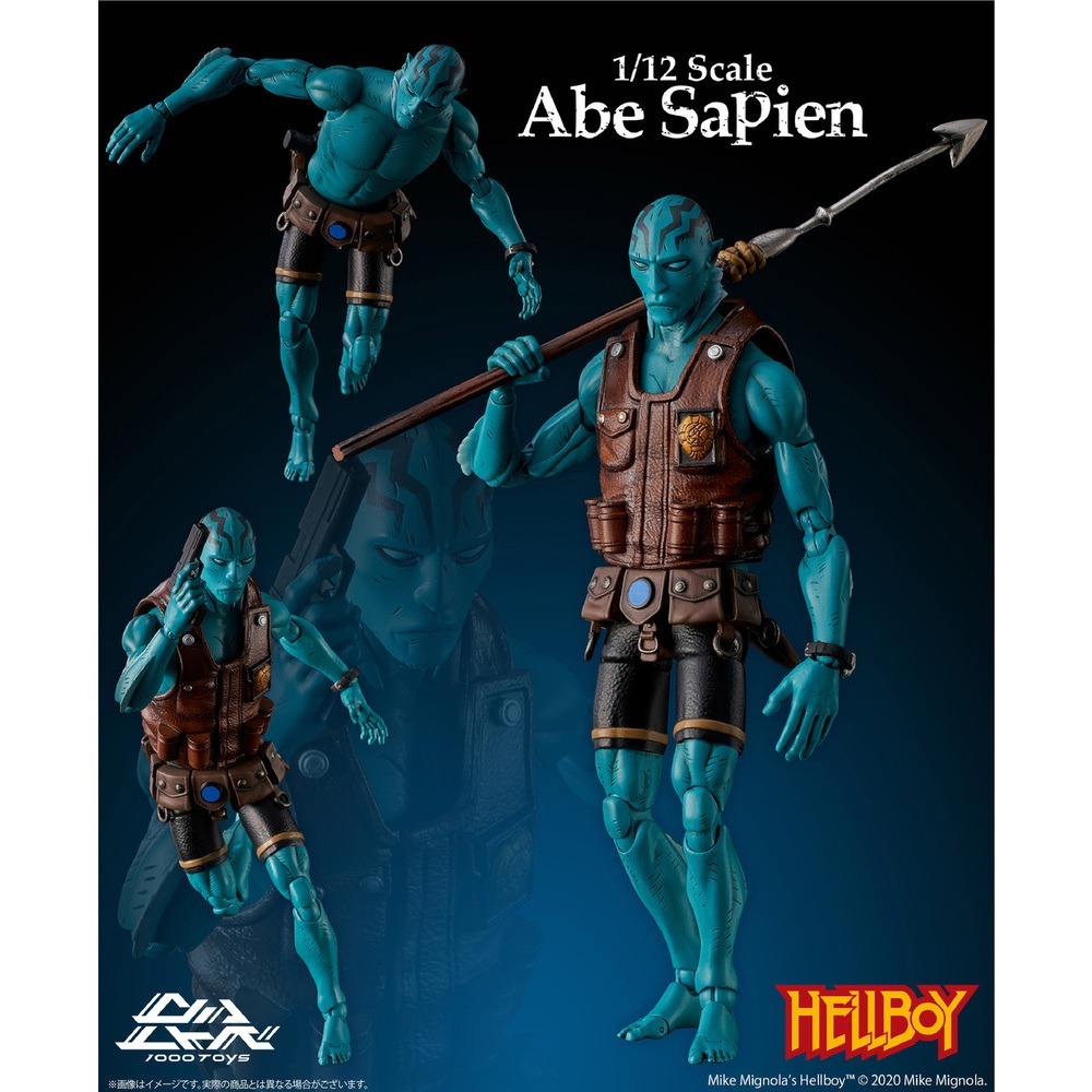 【元氣箱】現貨 不挑盒況 1000 Toys 千值練 HELLBOY 地獄怪客 地獄男爵 魚人亞伯 ABE SAPIEN