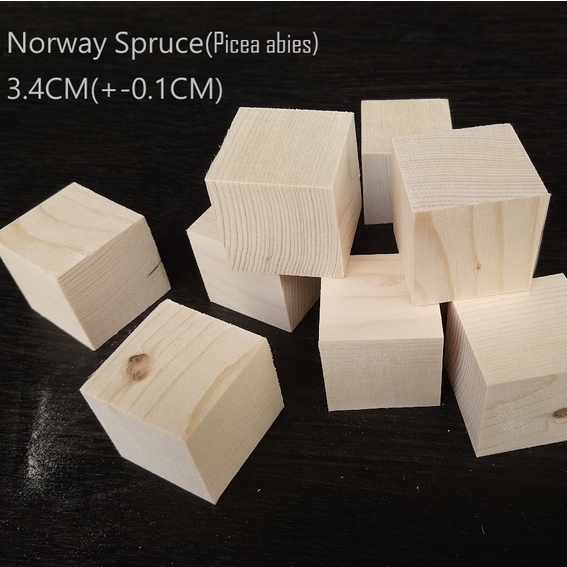 朝廷木材坊-[歐洲雲杉3.4小木塊]-適合diy創作-適合加工創意製品-小積木