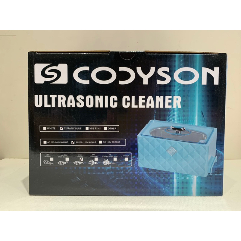 好好雜貨店 CODYSON 超音波清洗機 原價699 售599❗️D-3000 藍綠色 全新