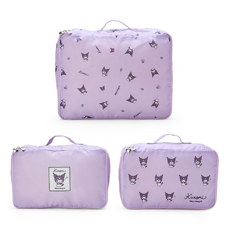 日本代購 ~ 三麗鷗 旅行 收納袋 旅行袋 3入 行李收納 庫洛米 美樂蒂 大耳狗 Kitty 行李整理袋 分類袋