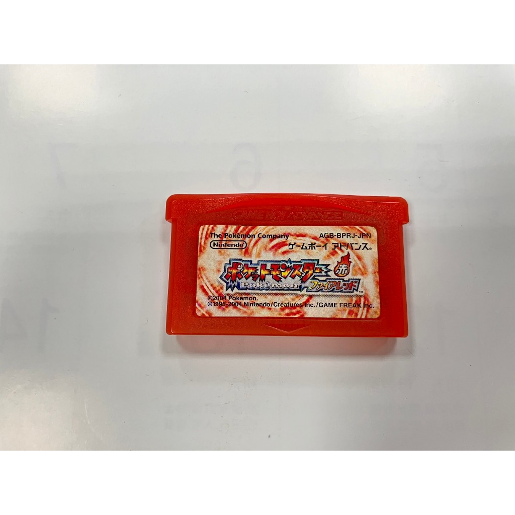絕版收藏 正版 任天堂 Nintendo GAME BOY GBA 卡帶 神奇寶貝 精靈寶可夢 火紅版 噴火龍 裸卡