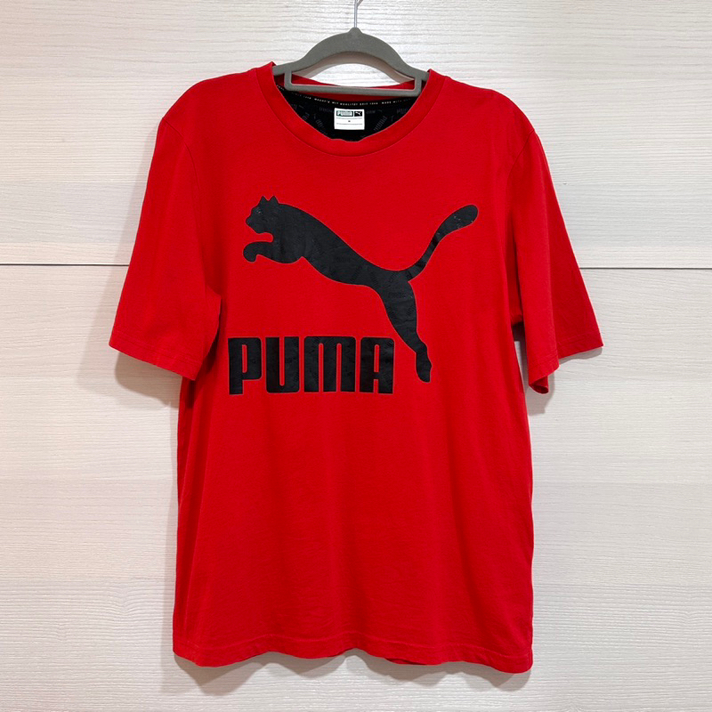 私物出清｜Puma 特殊款 logo上衣 短袖 T恤 衣服 運動 古著 近全新
