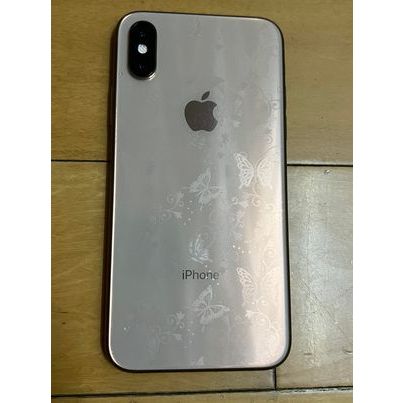 二手品-Apple iPhone XS 256GB 金色 有原廠盒 附一保殼 包膜 藍光保貼有裂痕 2月在台南日安換電池