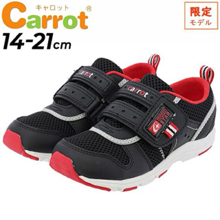 全新 20號 日本 月星 男童 黑紅色Moonstar 機能鞋 兒童 Carrot C2175