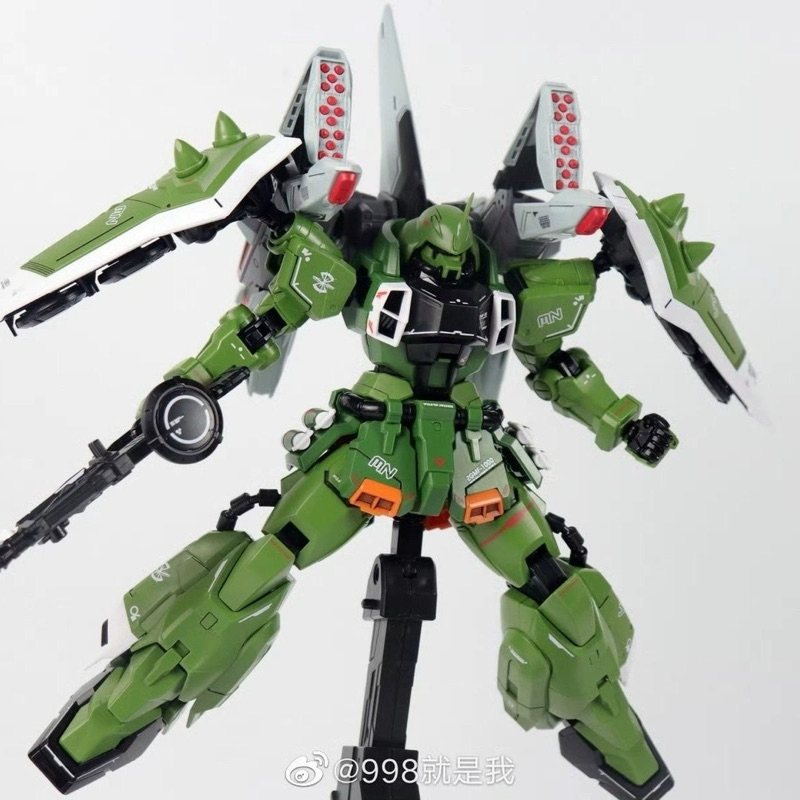 非萬代 MG 1/100 瞬發型 綠薩克 瞬發幽靈 薩克勇士 帶雙武器 戰士 ZAKU ZGMF 幻影模型