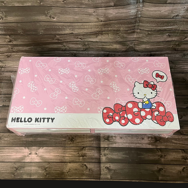 【88福利倉庫】三麗鷗 HELLO KITTY 螢幕架 桌面收納 鍵盤收納 Sanrio 展示品