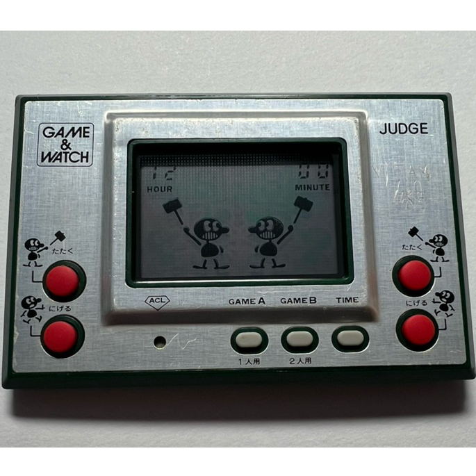 任天堂 GAME AND &amp; WATCH JUDGE 1980 遊戲機 直接從日本 掌上型電玩