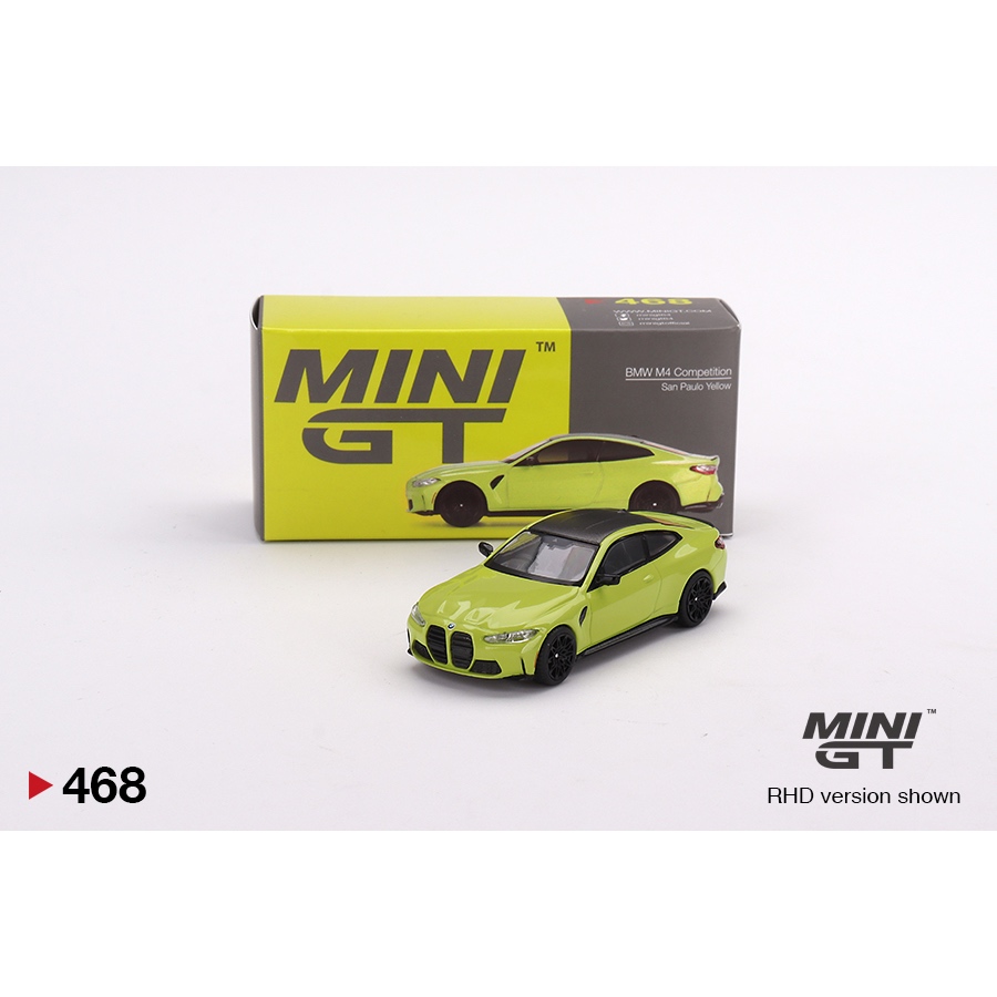 Mini Gt 468 BMW M4 Competition (G82) San Paulo Yellow