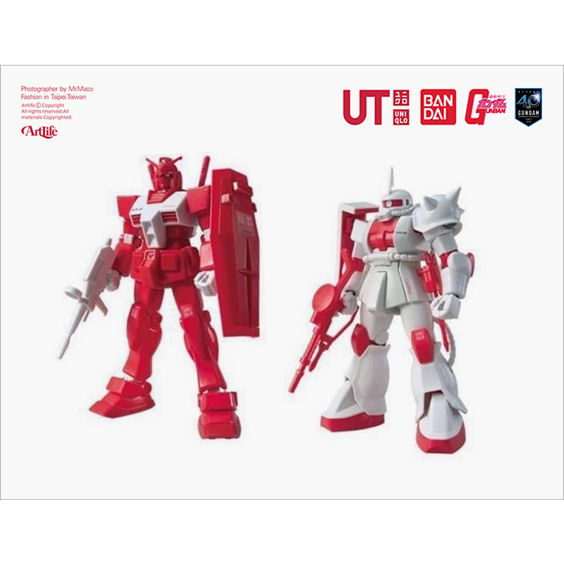 ArtLife @ BANDAI 機動戦士ガンダム GUNDAM UNIQLO ユニクロ 特典 鋼彈 薩克 日本限定模型