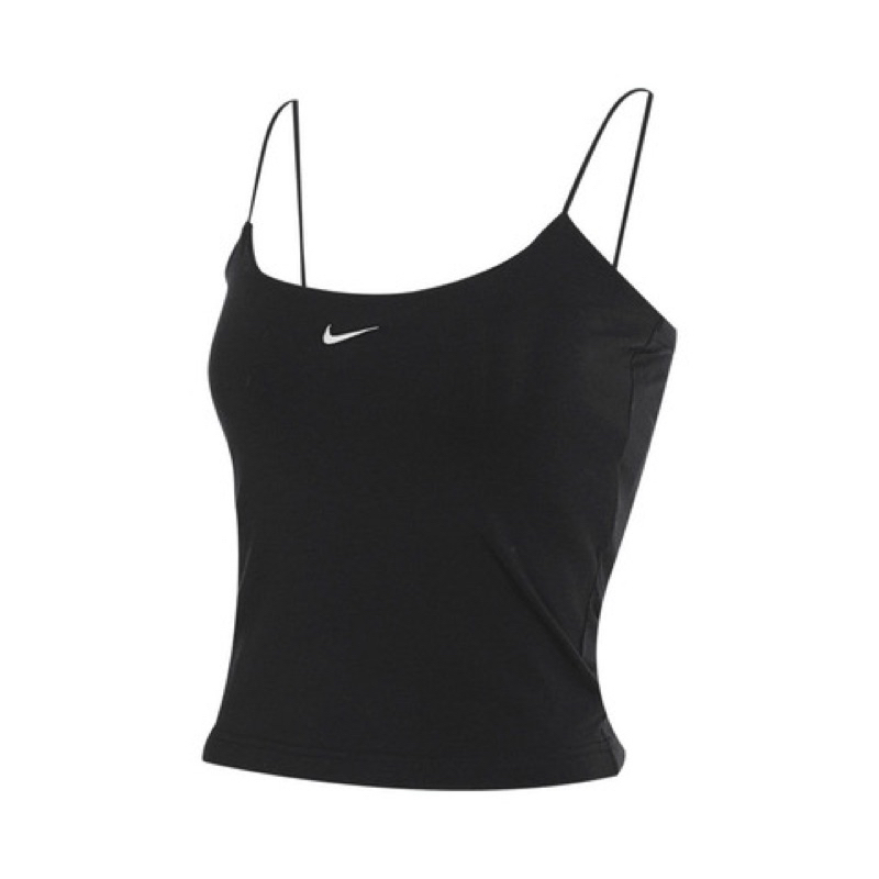 👟【ELO 】Nike Nsw Chill Knit 黑色 緊身吊帶背心 休閒 女款 FN3686-010