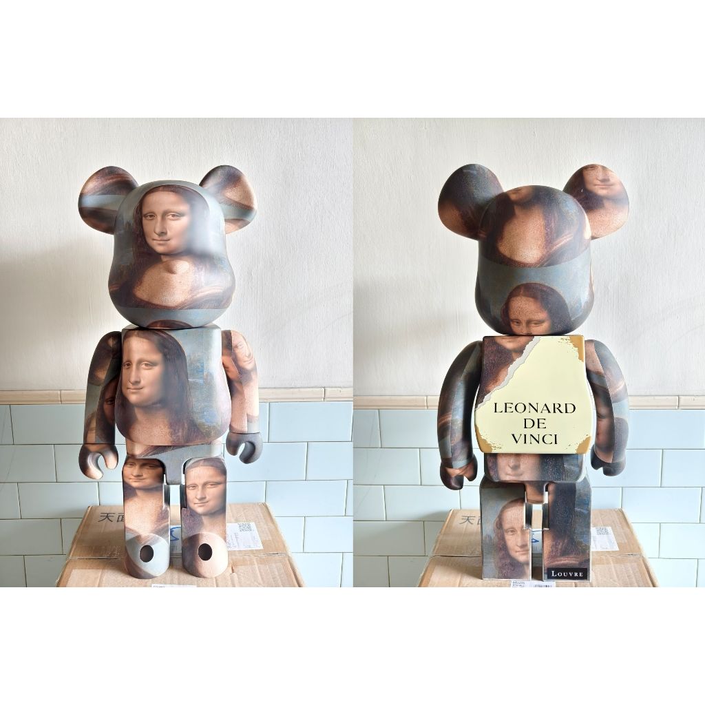 銀角零卡分期 BE@RBRICK LEONARD DE VINCI Mona Lisa 1000％ 蒙娜麗莎 1000%