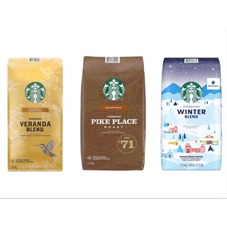 好市多 代購 星巴克 Starbucks咖啡豆。派克市場。黃金烘培。冬季限定豆 美式 黑咖啡 拿鐵 011