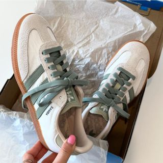 新款🔺Adidas Originals Samba OG 抹茶拿鐵 抹茶綠 森巴 復古 德訓鞋 ID0492