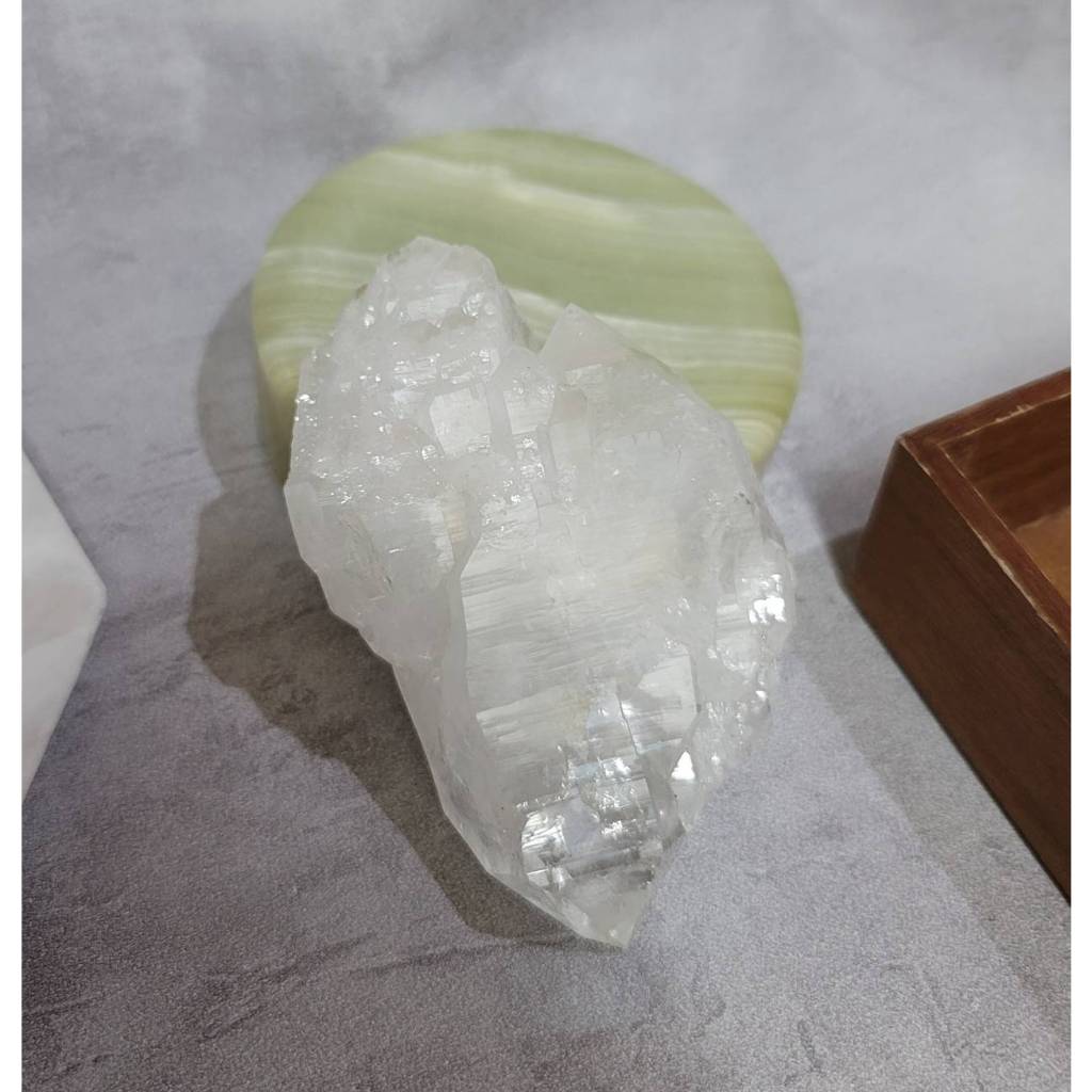 中國四川 雪寶頂 骨幹水晶 白水晶 亮皮水晶 雙尖水晶 骨幹水晶 石英