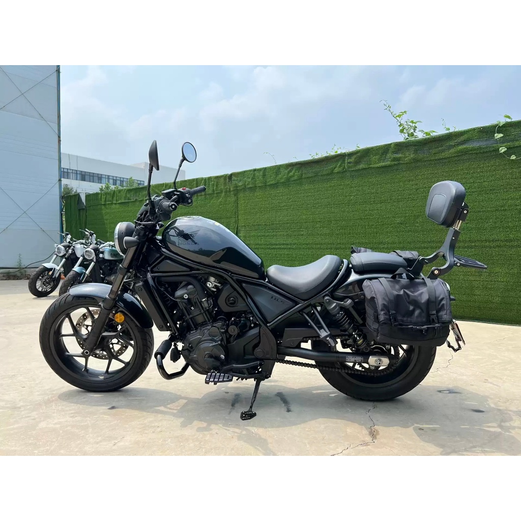 叛軍1100帆布馬鞍包 適用於 Honda Rebel 1100T改裝篷布馬鞍包 rebel500S 側馬鞍Rebel