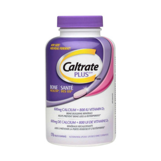 🌹現貨供應中🌹 挺立 Caltrate Plus 鈣「加強版」600mg鈣+800IU D3鈣片/176錠