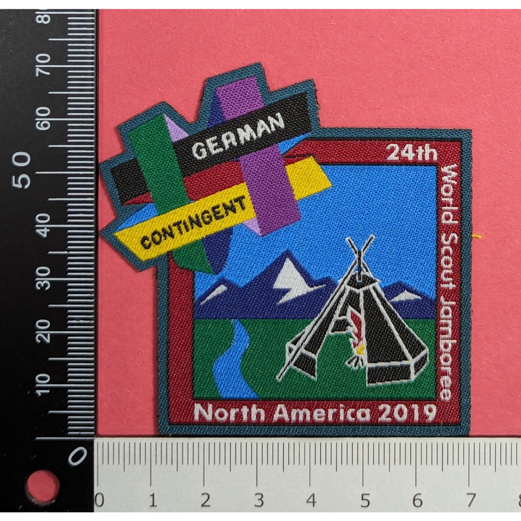 德國童軍代表團-2019世界童軍大露營(美國24屆)-徽章制服臂章布章24th World Scout Jamboree