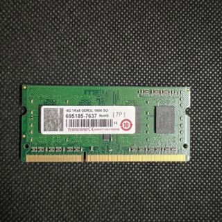 創見 記憶體 4G 1Rx8 DDR3L 1600 SO 雙面 桌上型 終保 Transcend