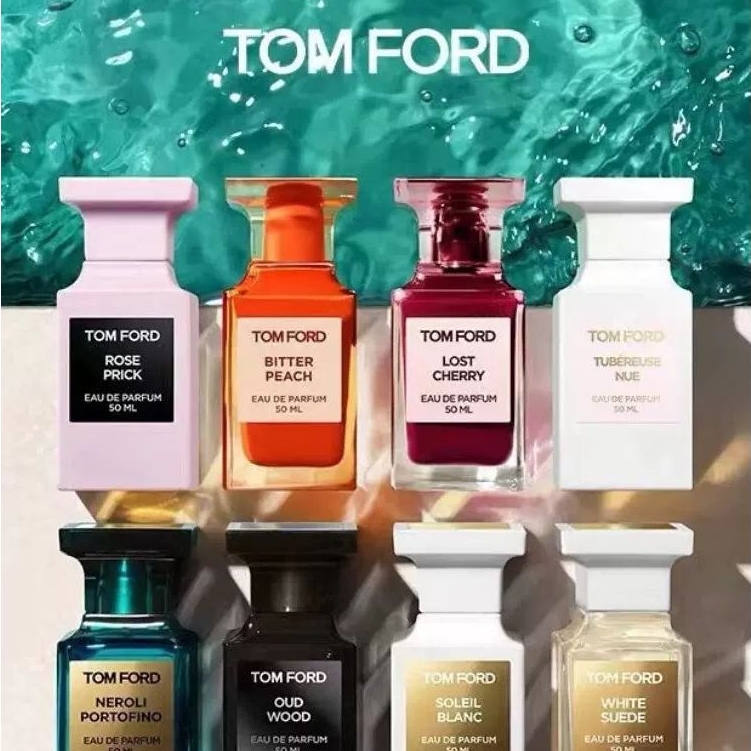 【Tom Ford】香水 TF湯姆福特 白麝香 烏木沈香 失落櫻桃 荊棘玫瑰 苦桃 橙花油 雪映流光 胭脂茉莉 香水試香