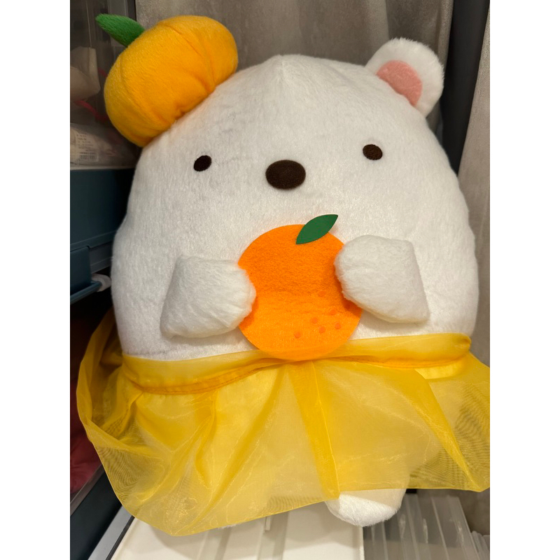 日本 三麗鷗 Sanrio 角落生物 橘子造型服裝 白熊 一番賞 A賞 娃娃