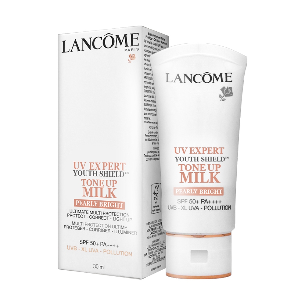 LANCOME 蘭蔻超輕盈UV提亮素顏霜#珍珠白 30ml