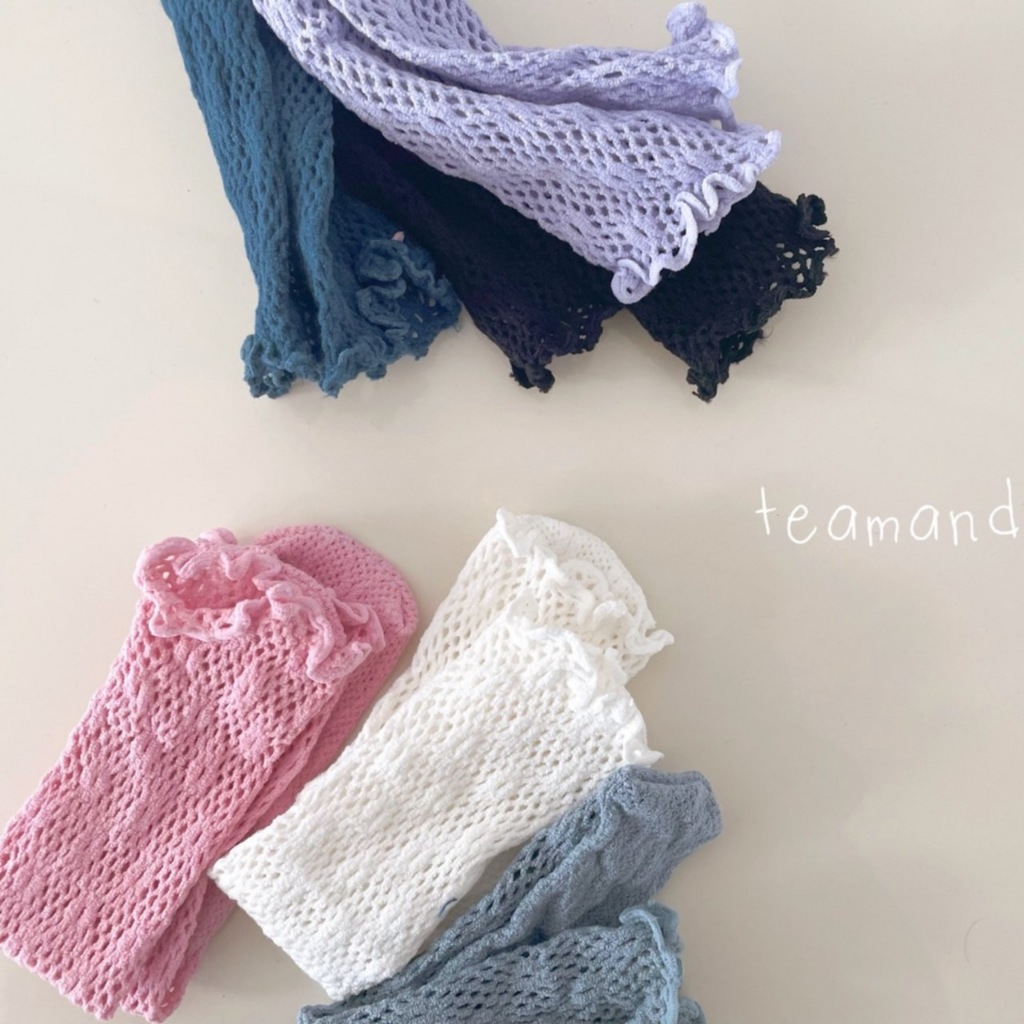 ◦現貨◦ ᴋᴋs韓國童裝 韓國製 兒童襪 針織鏤空蕾絲襪 親子襪