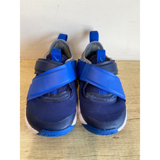 【二手】NIKE FLEX ADVANCE (TD) 嬰幼童鞋藍黑色 6C 12cm