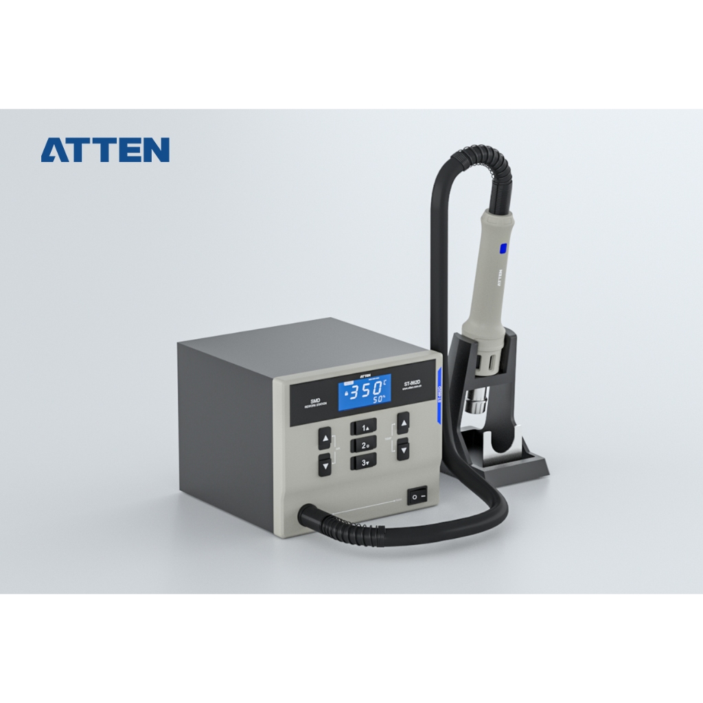 ATTEN安泰信 ST-862D熱風返修台 工業用熱風槍 熱縮膜 熱縮套管 噴嘴 熱縮管 熱風機 拆焊台 1000W