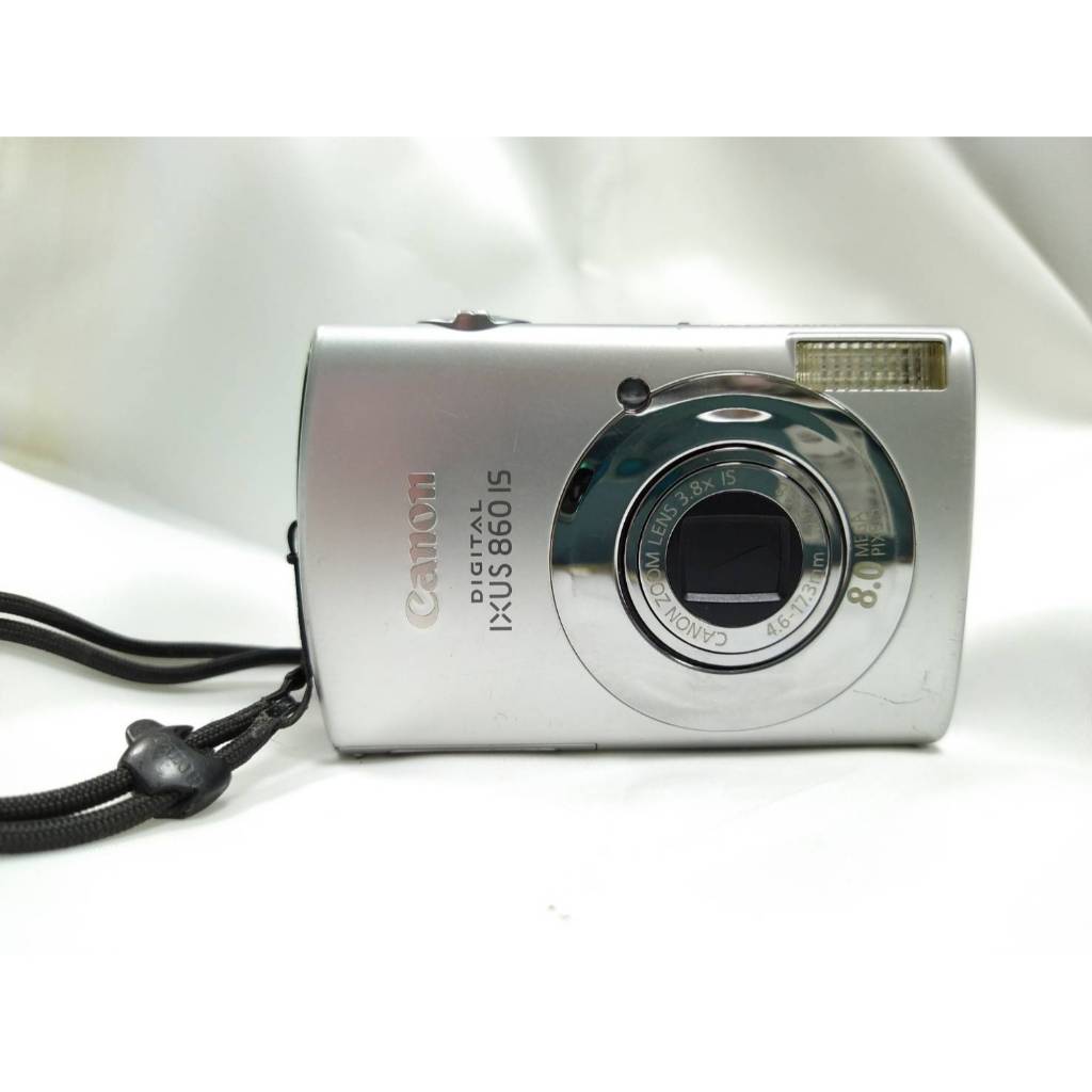 [二手] CANON IXUS 860IS 數位相機 3.8倍 功能正常 附原廠皮套 中文介面 ~ 日本製造~