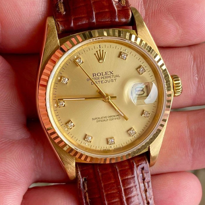 錶現不凡～Rolex /16018原裝美品。18K金/女王頭印紀。年中慶~全館特價中